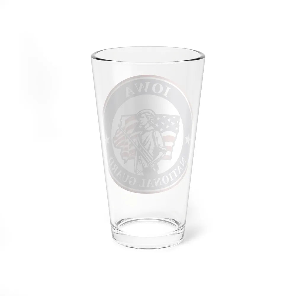 Iowa National Guard - Pint Glass 16oz-Go Mug Yourself