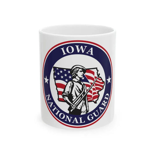 Iowa National Guard - White Coffee Mug 11oz - Go Mug Yourself