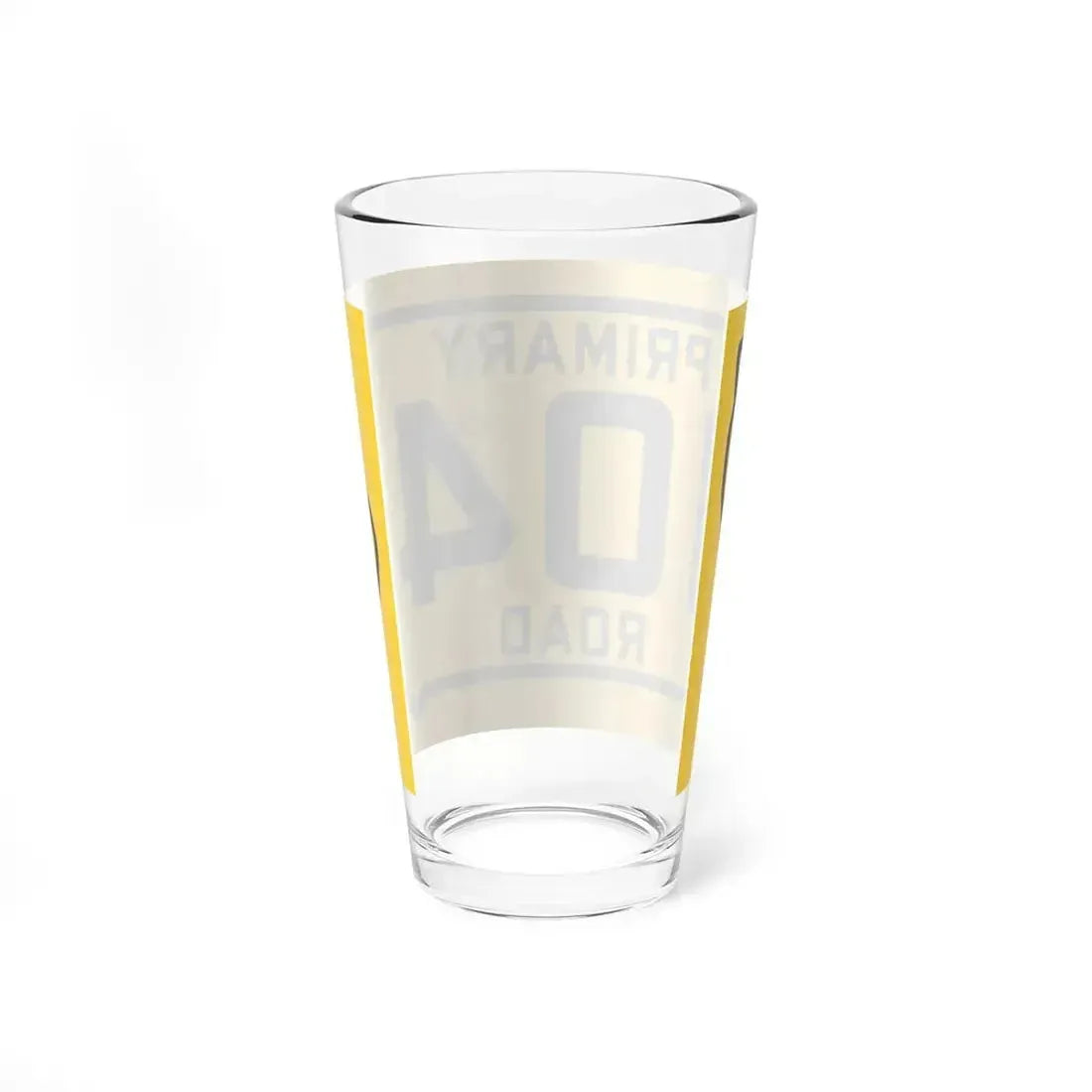 Iowa Primary 104 (Iowa) (Road Sign) Pint Glass 16oz - Go Mug Yourself