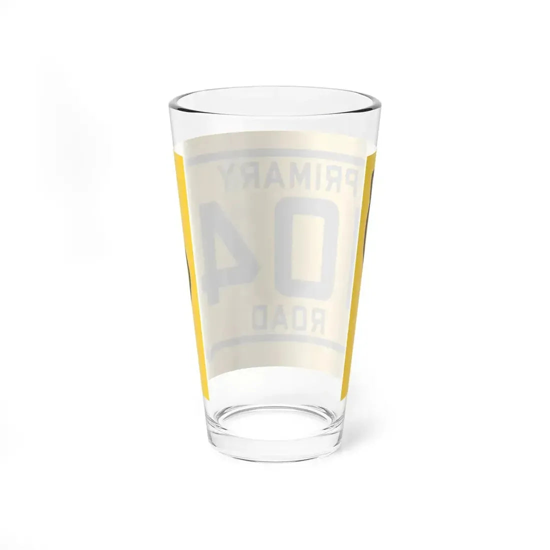 Iowa Primary 104 (Iowa) (Road Sign) Pint Glss 16oz - Go Mug Yourself
