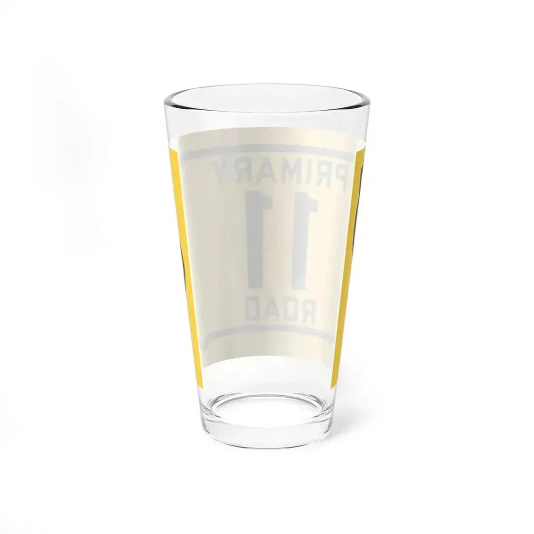 Iowa Primary 11 (Iowa) (Road Sign) Pint Glass 16oz - Go Mug Yourself