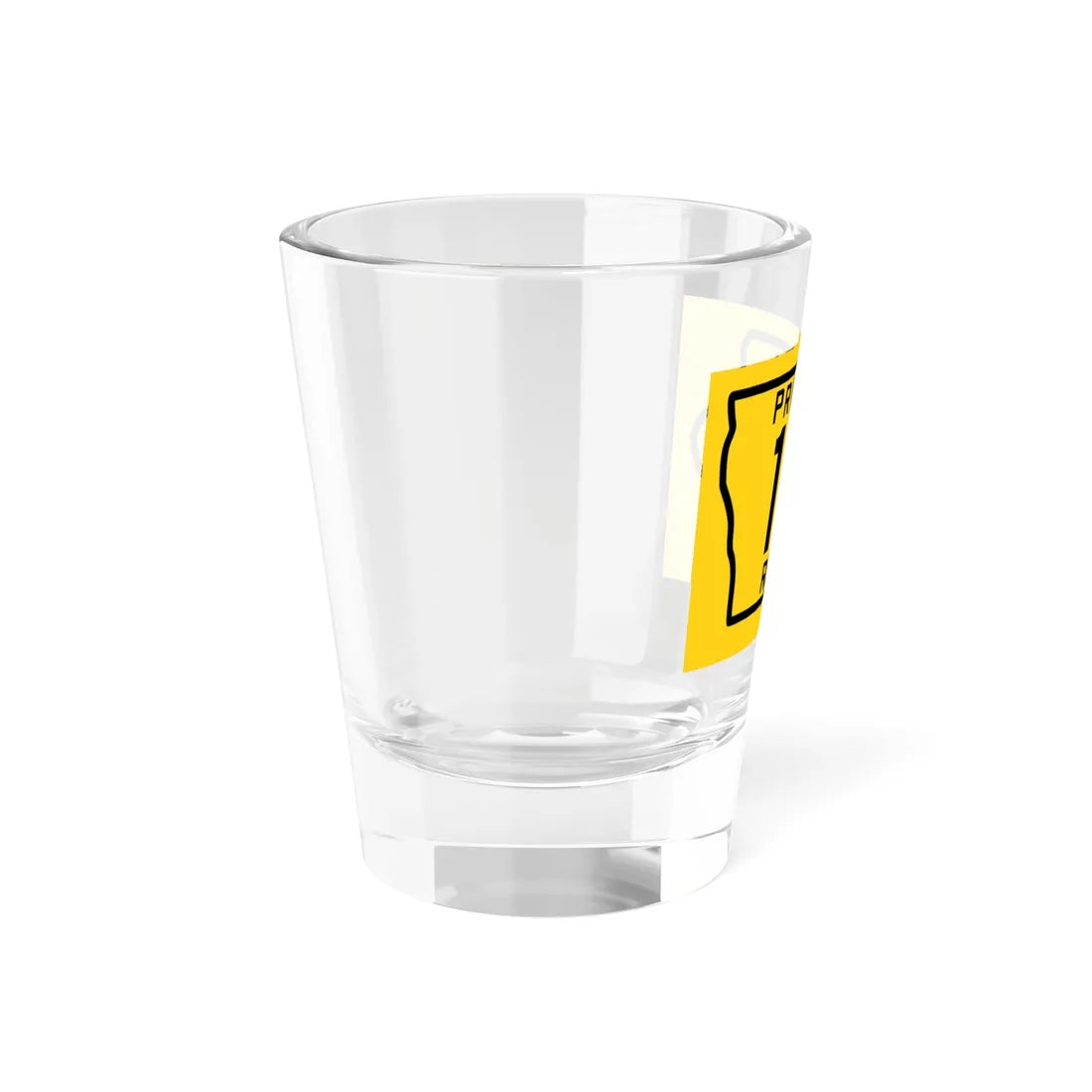 Iowa Primary 12 (Iowa) (Road Sign) Shot Glass 1.5oz - Go Mug Yourself