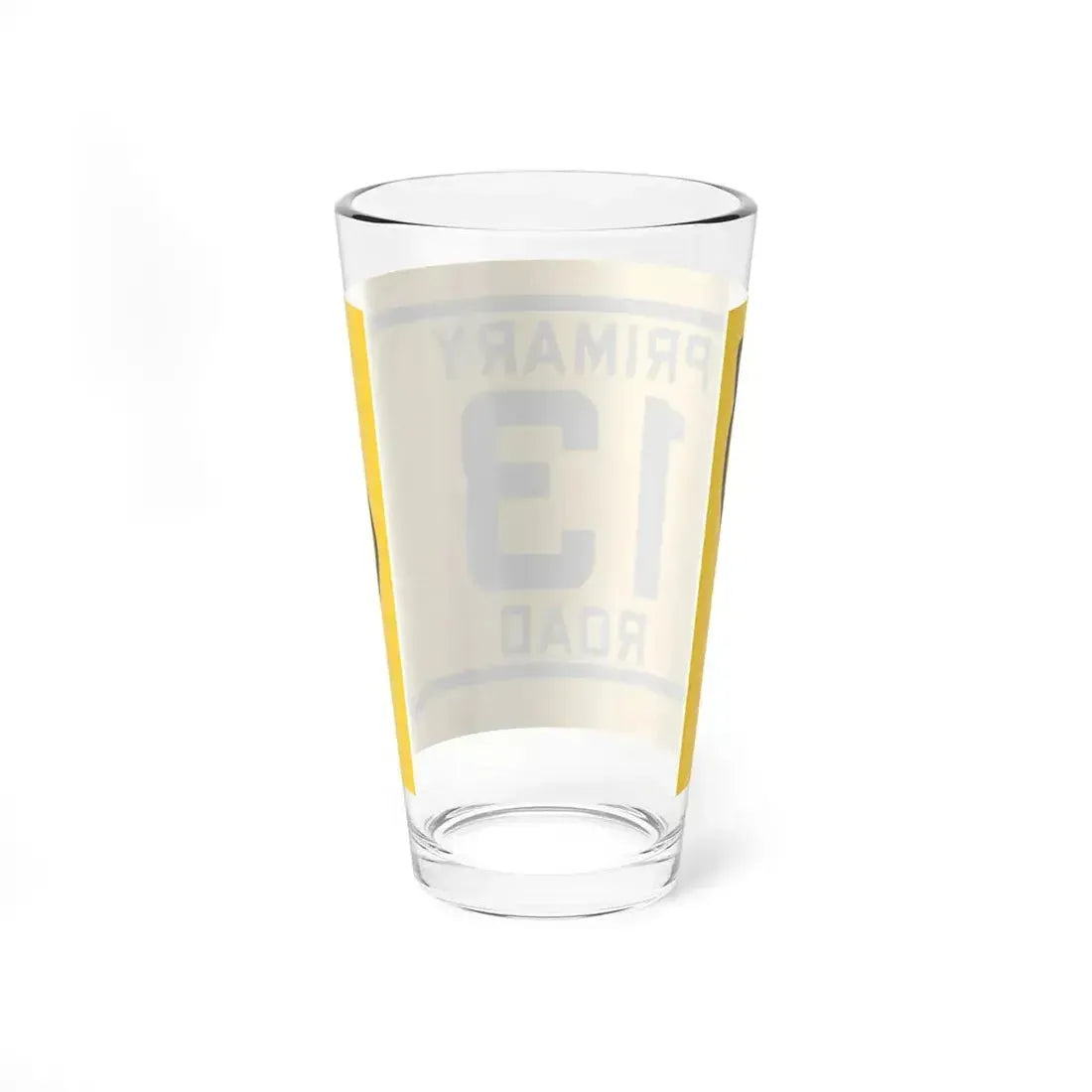 Iowa Primary 13 (Iowa) (Road Sign) Pint Glass 16oz - Go Mug Yourself