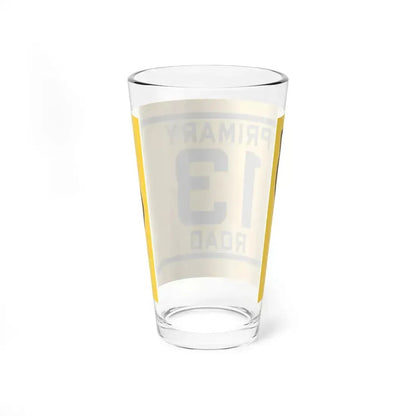 Iowa Primary 13 (Iowa) (Road Sign) Pint Glass 16oz - Go Mug Yourself