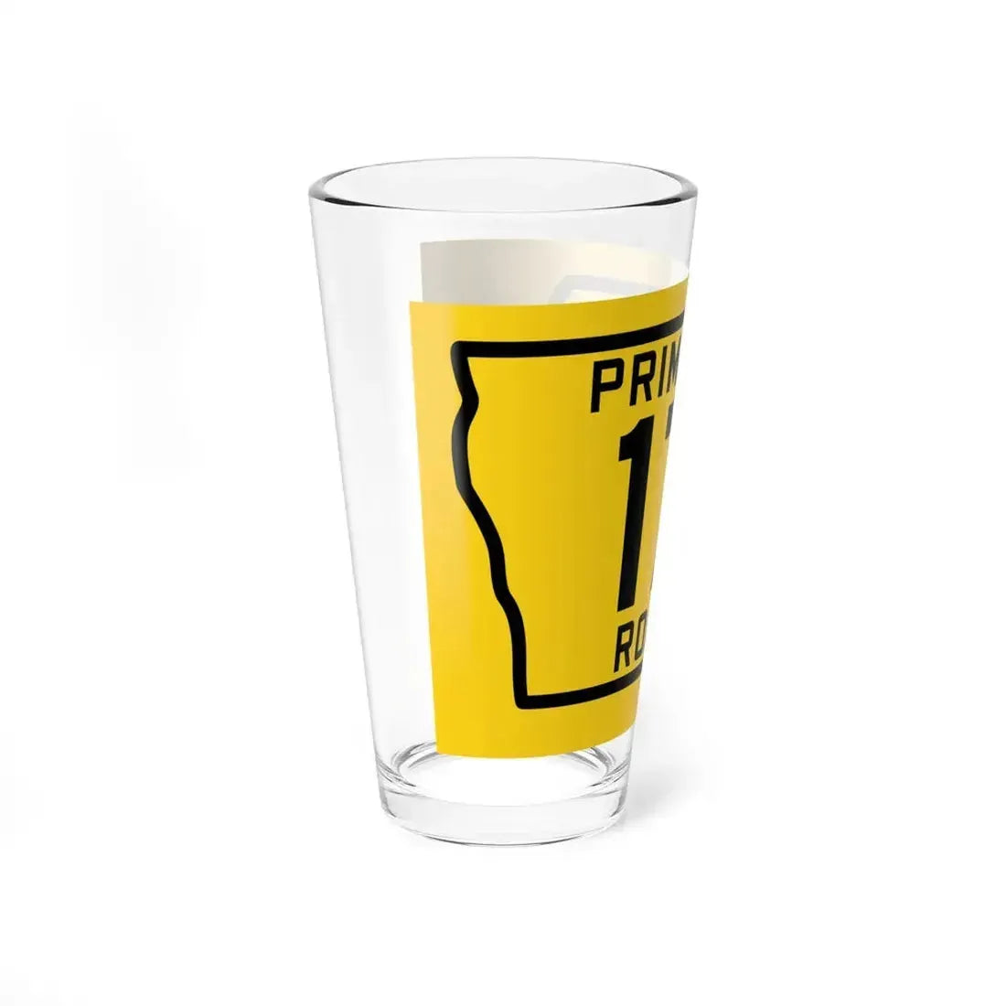 Iowa Primary 17 (Iowa) (Road Sign) Pint Glass 16oz - Go Mug Yourself