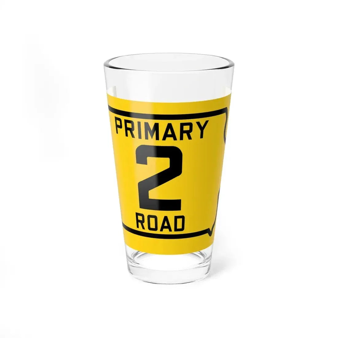 Iowa Primary 2 (Iowa) (Road Sign) Pint Glss 16oz 16oz - Go Mug Yourself