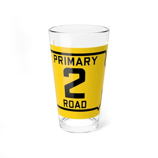 Iowa Primary 2 (Iowa) (Road Sign) Pint Glss 16oz 16oz - Go Mug Yourself