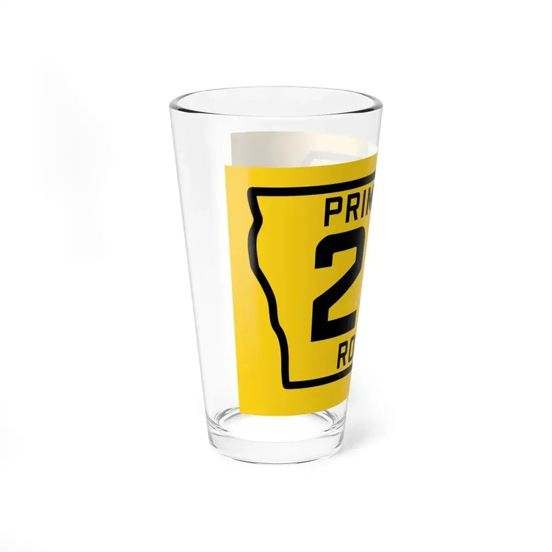 Iowa Primary 20 (Iowa) (Road Sign) Pint Glass 16oz - Go Mug Yourself