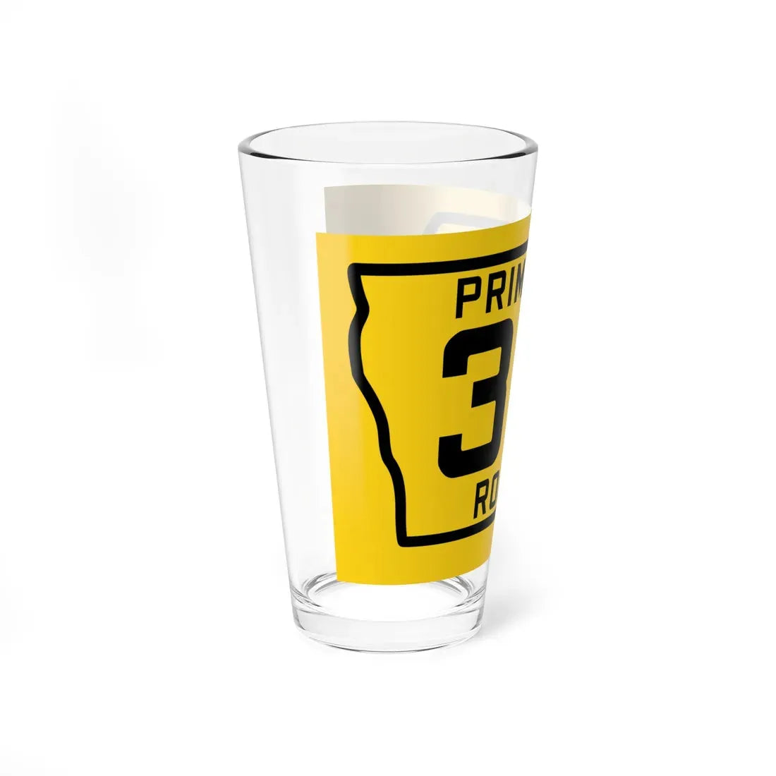 Iowa Primary 32 (Iowa) (Road Sign) Pint Glass 16oz - Go Mug Yourself