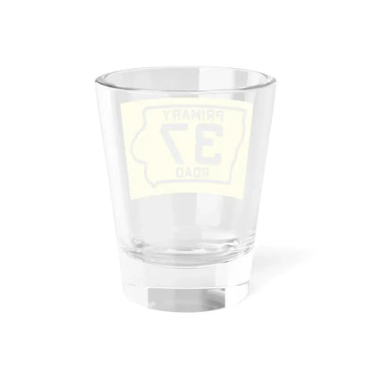 Iowa Primary 37 (Iowa) (Road Sign) Shot Glass 1.5oz - Go Mug Yourself