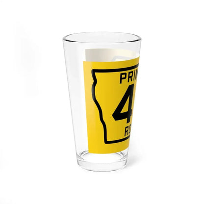 Iowa Primary 40 (Iowa) (Road Sign) Pint Glass 16oz - Go Mug Yourself