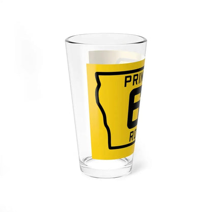 Iowa Primary 61 (Iowa) (Road Sign) Pint Glss 16oz - Go Mug Yourself