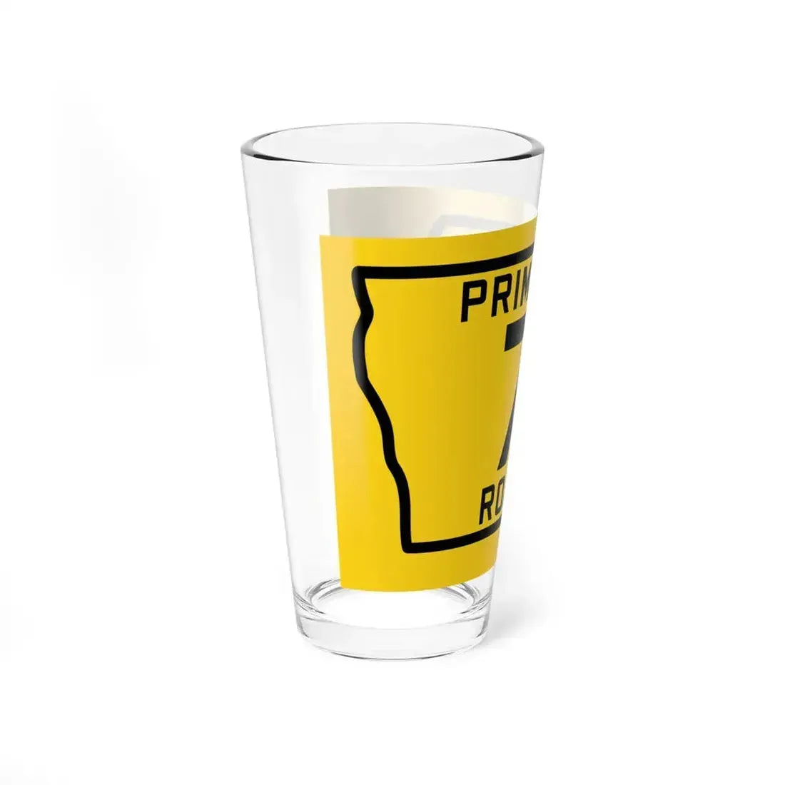 Iowa Primary 7 (Iowa) (Road Sign) Pint Glass 16oz - Go Mug Yourself
