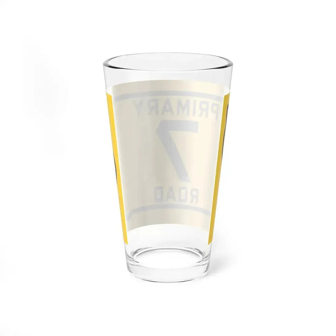 Iowa Primary 7 (Iowa) (Road Sign) Pint Glss 16oz - Go Mug Yourself