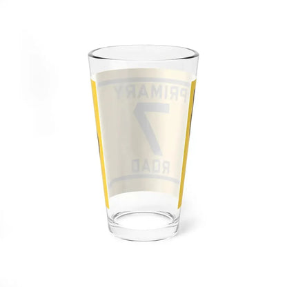 Iowa Primary 7 (Iowa) (Road Sign) Pint Glss 16oz - Go Mug Yourself