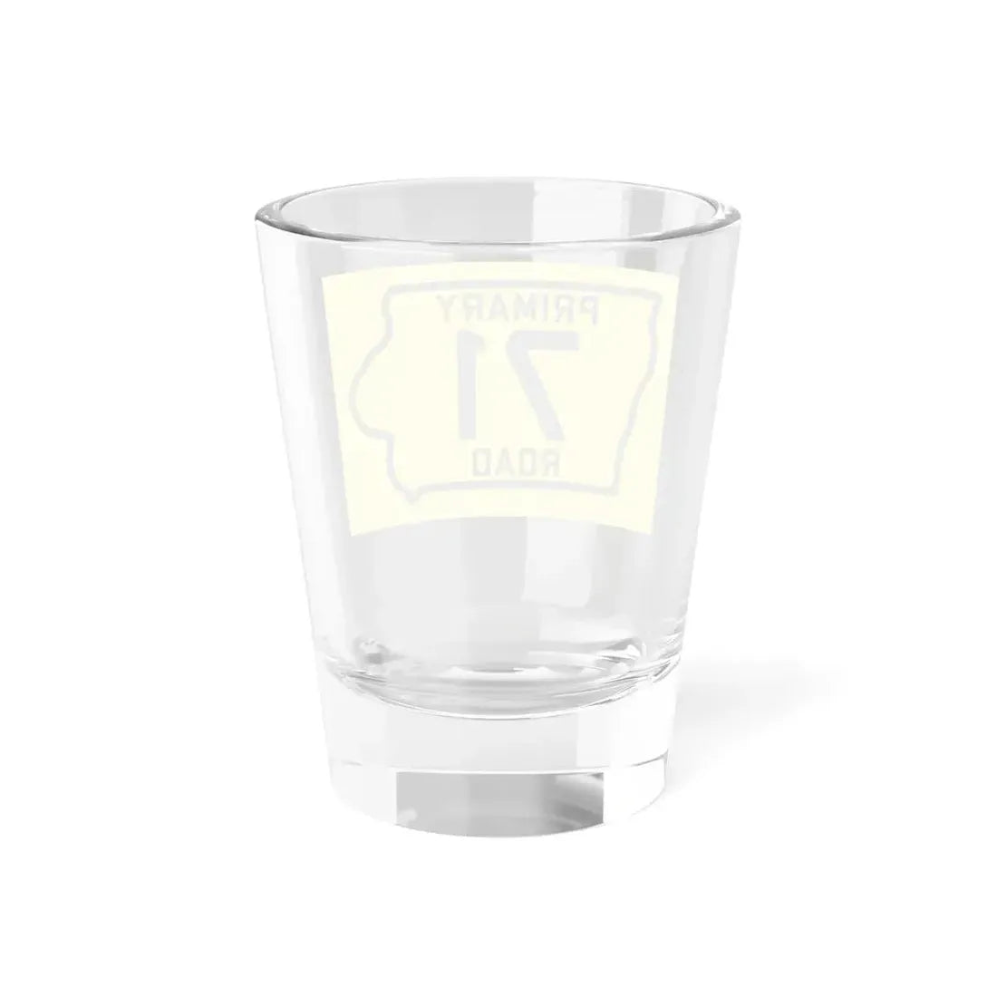 Iowa Primary 71 (Iowa) (Road Sign) Shot Glass 1.5oz - Go Mug Yourself