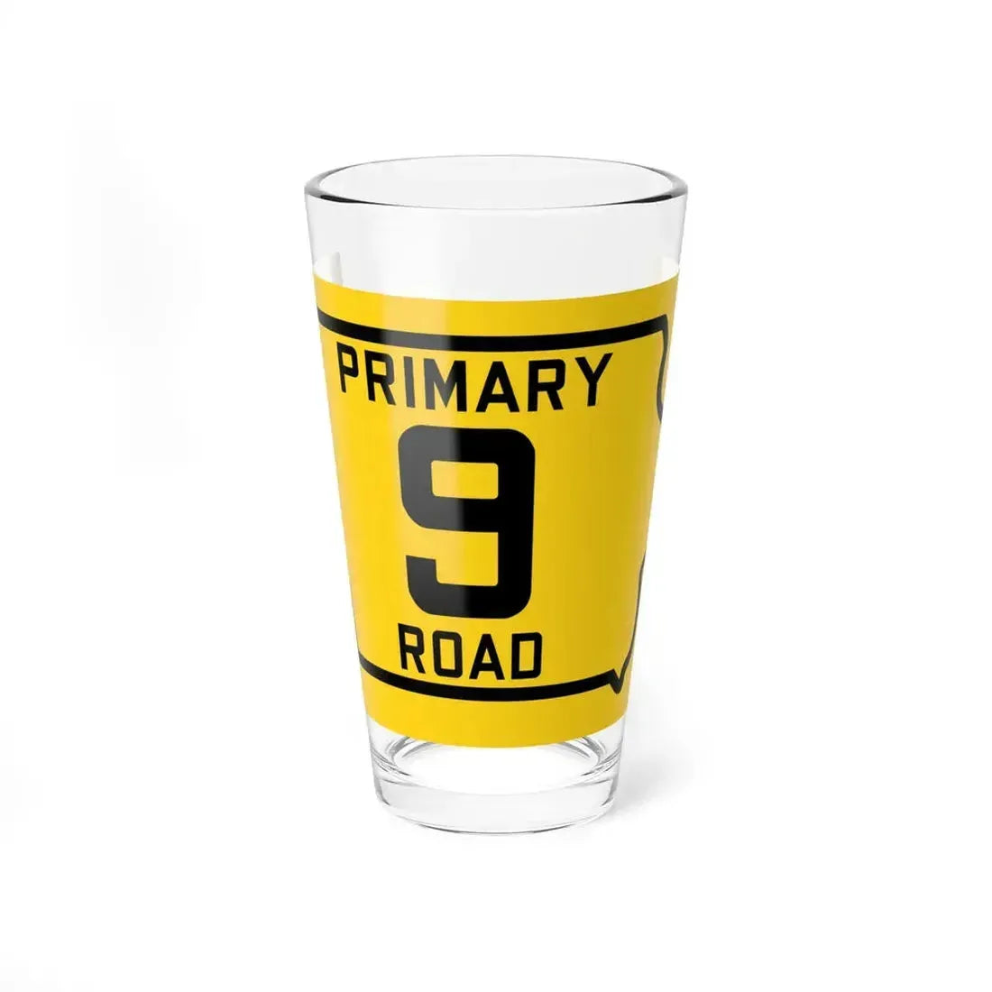 Iowa Primary 9 (Iowa) (Road Sign) Pint Glass 16oz 16oz - Go Mug Yourself