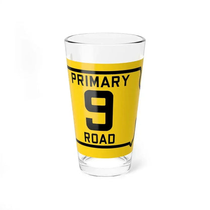 Iowa Primary 9 (Iowa) (Road Sign) Pint Glass 16oz 16oz - Go Mug Yourself