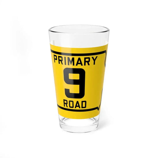 Iowa Primary 9 (Iowa) (Road Sign) Pint Glss 16oz 16oz - Go Mug Yourself