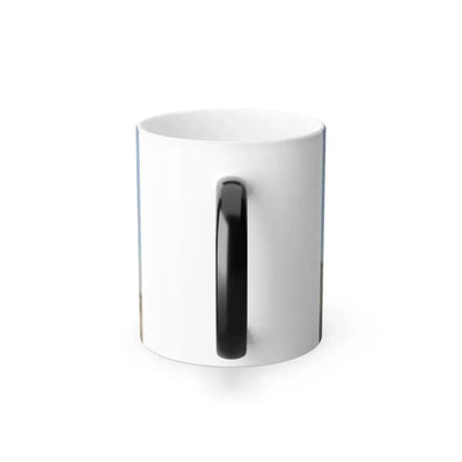 Ippolito Caffi (1809-1866) Rome, a View of Saint Peter's Basilica and Square with Crowds Awaiting a Papa-0 - Color Changing Mug 11oz - Go Mug Yourself