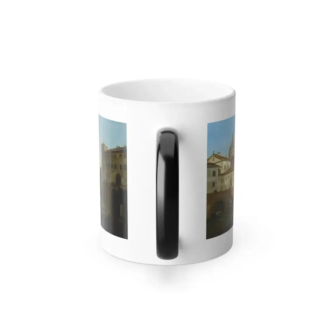 Ippolito Caffi (1809-1866) Rome, a View of the Forum in the Afternoon Light - Oil on Canvas - Color Changing Mug 11oz - Go Mug Yourself