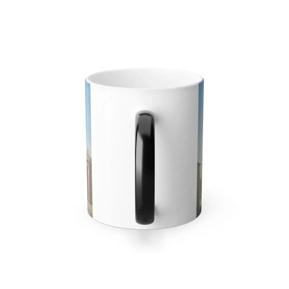 Ippolito Caffi (1809-1866) The Benediction of Pius IX in St Peter's Square, Rome - Oil On Canvas 1857 - Color Changing Mug 11oz - Go Mug Yourself