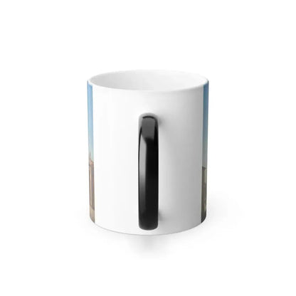 Ippolito Caffi (1809-1866) The Benediction of Pius IX in St Peter's Square, Rome - Oil On Canvas 1857 - Color Changing Mug 11oz - Go Mug Yourself