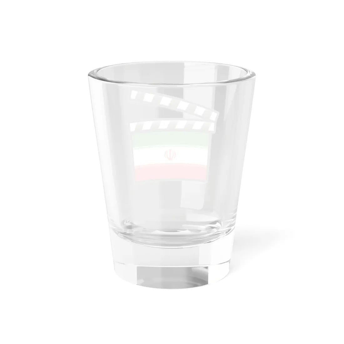 Iran film clapperboard (Iran) Shot Glass 1.5oz - Go Mug Yourself