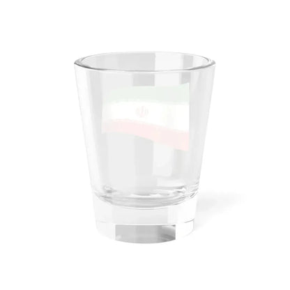 Iran Flag - iconic waving (Iran) Shot Glass 1.5oz - Go Mug Yourself