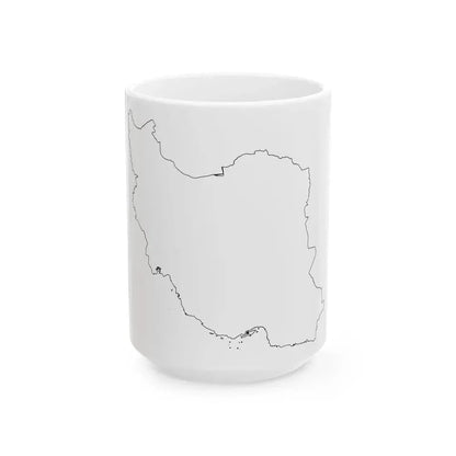 Iran-Flagmap (Iran) White Coffee Mug 15oz - Go Mug Yourself