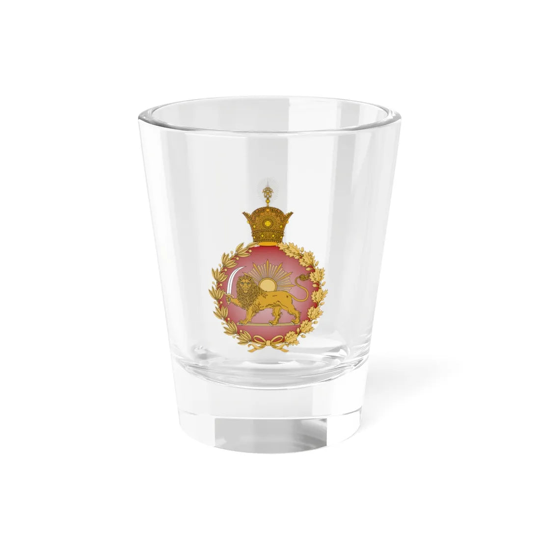 Iran Imperial Shahrbani (Iran) (Coat of Arms) Shot Glass 1.5oz 1.5oz - Go Mug Yourself