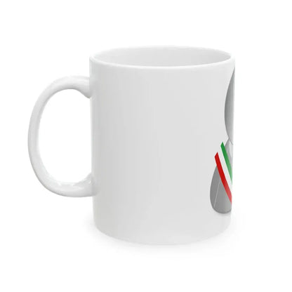 Iran politic personality icon (Iran) White Coffee Mug - Go Mug Yourself