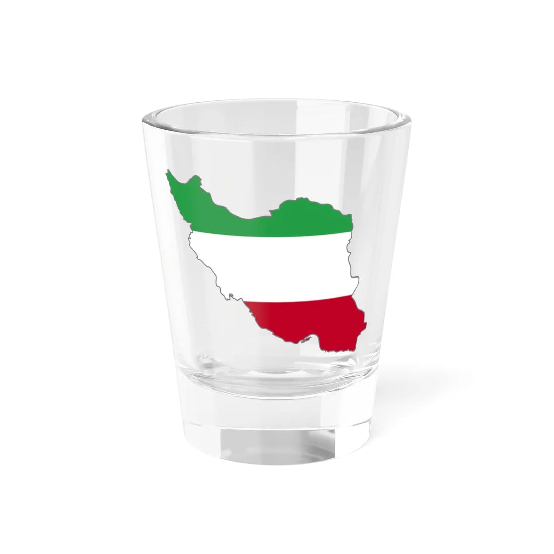 Iran tricolour (Iran) Shot Glass 1.5oz 1.5oz - Go Mug Yourself