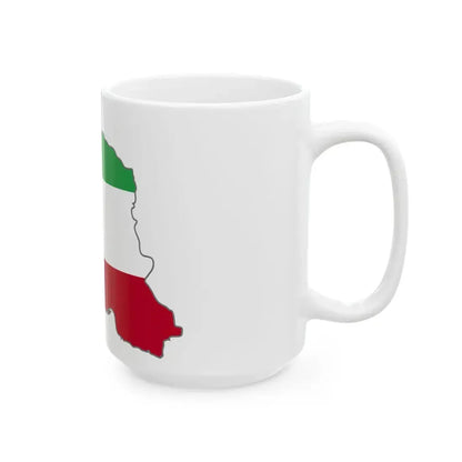 Iran tricolour (Iran) White Coffee Mug - Go Mug Yourself