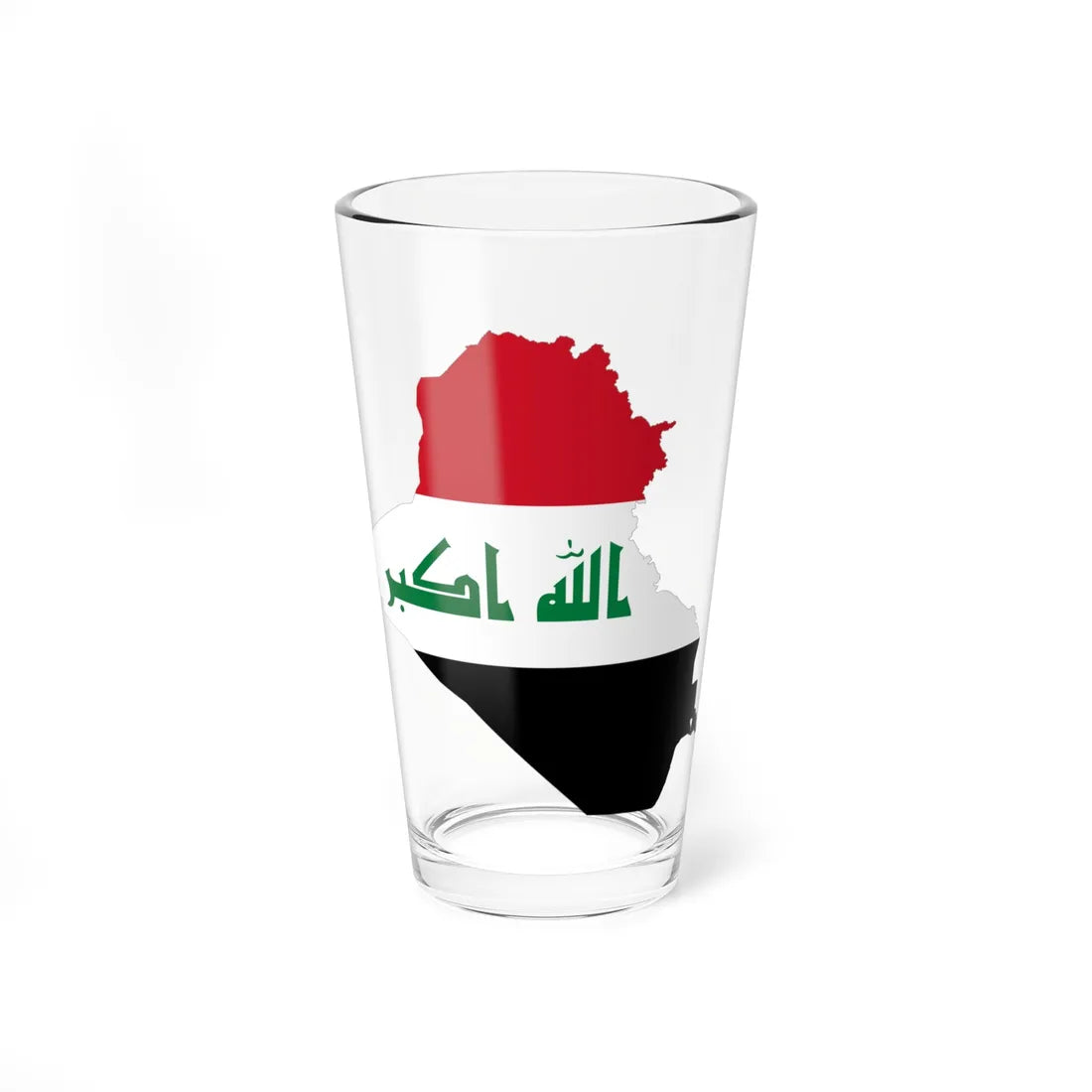 Iraq-Flagmap (Iraq) Pint Glass 16oz 16oz - Go Mug Yourself