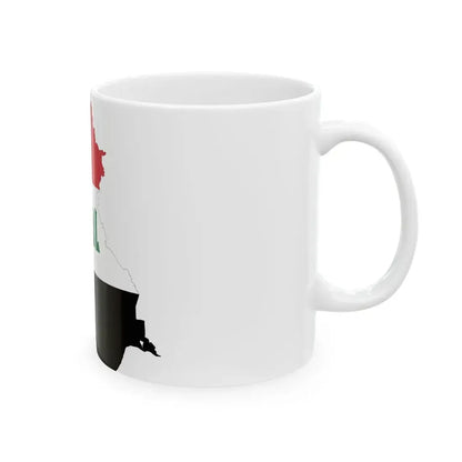 Iraq-Flagmap (Iraq) White Coffee Mug - Go Mug Yourself