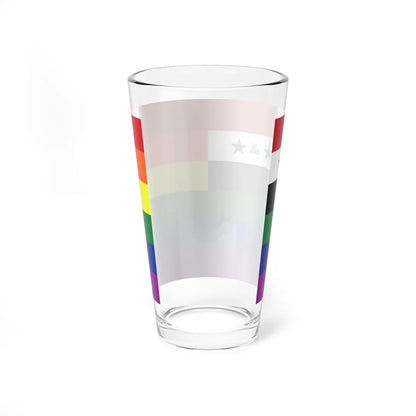 Iraq Rainbow Flag 2004-2008 (Iraq) Pint Glass 16oz - Go Mug Yourself