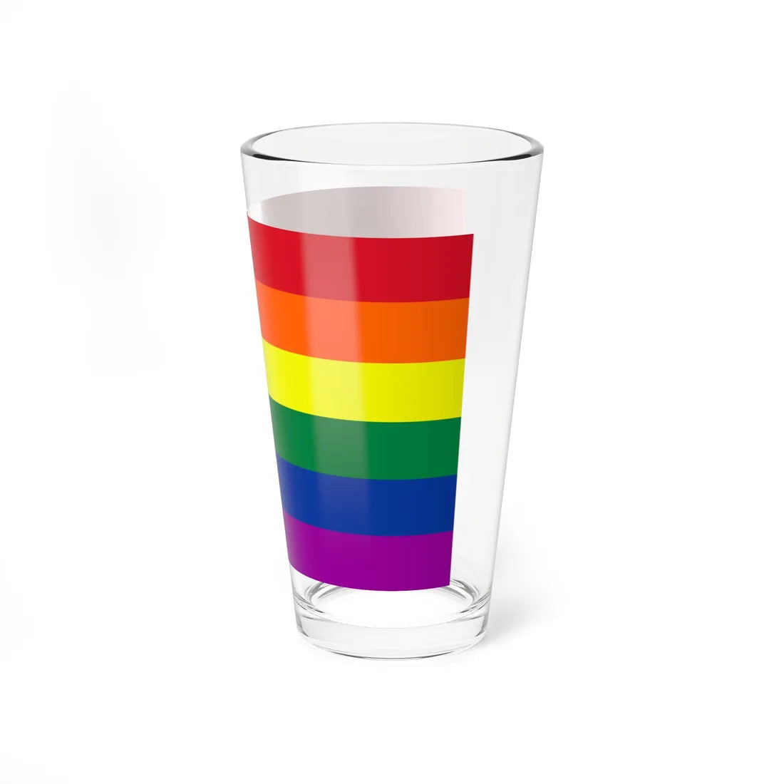 Iraq Rainbow Flag 2004-2008 (Iraq) Pint Glass 16oz - Go Mug Yourself