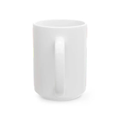 Iraq Rainbow Flag 2004-2008 (Iraq) White Coffee Mug - Go Mug Yourself
