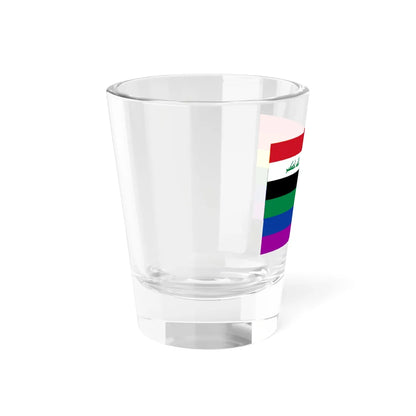 Iraq Rainbow Flag (Iraq) Shot Glass 1.5oz - Go Mug Yourself