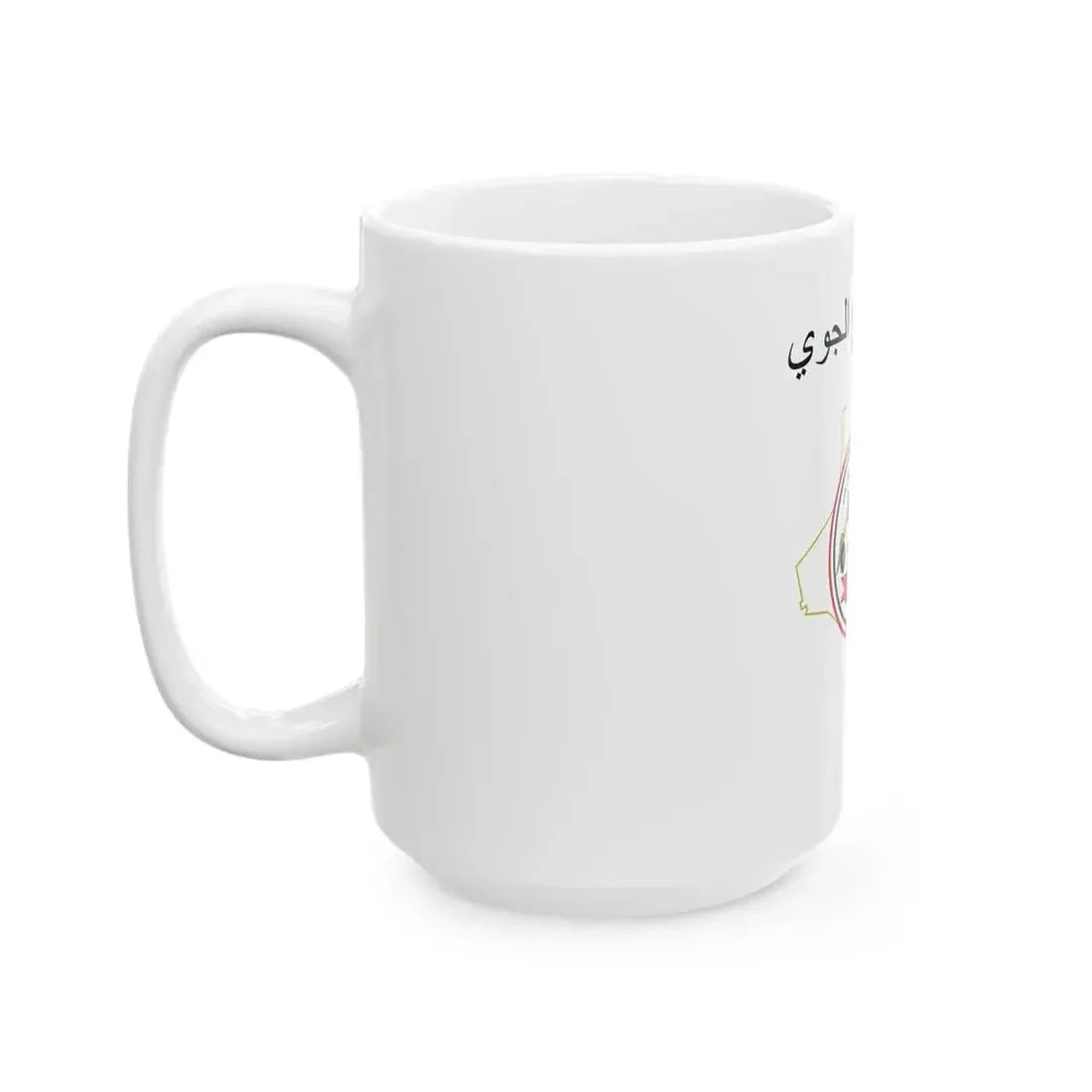 Iraqi Air Defence Command Flag (Iraq) White Coffee Mug - Go Mug Yourself