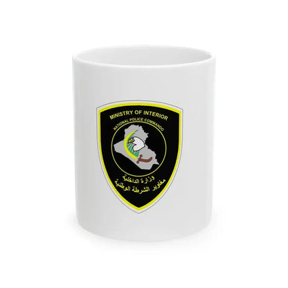 Iraqi Federal Police Flag (Iraq) White Coffee Mug 11oz - Go Mug Yourself