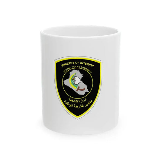 Iraqi Federal Police Flag (Iraq) White Coffee Mug 11oz - Go Mug Yourself