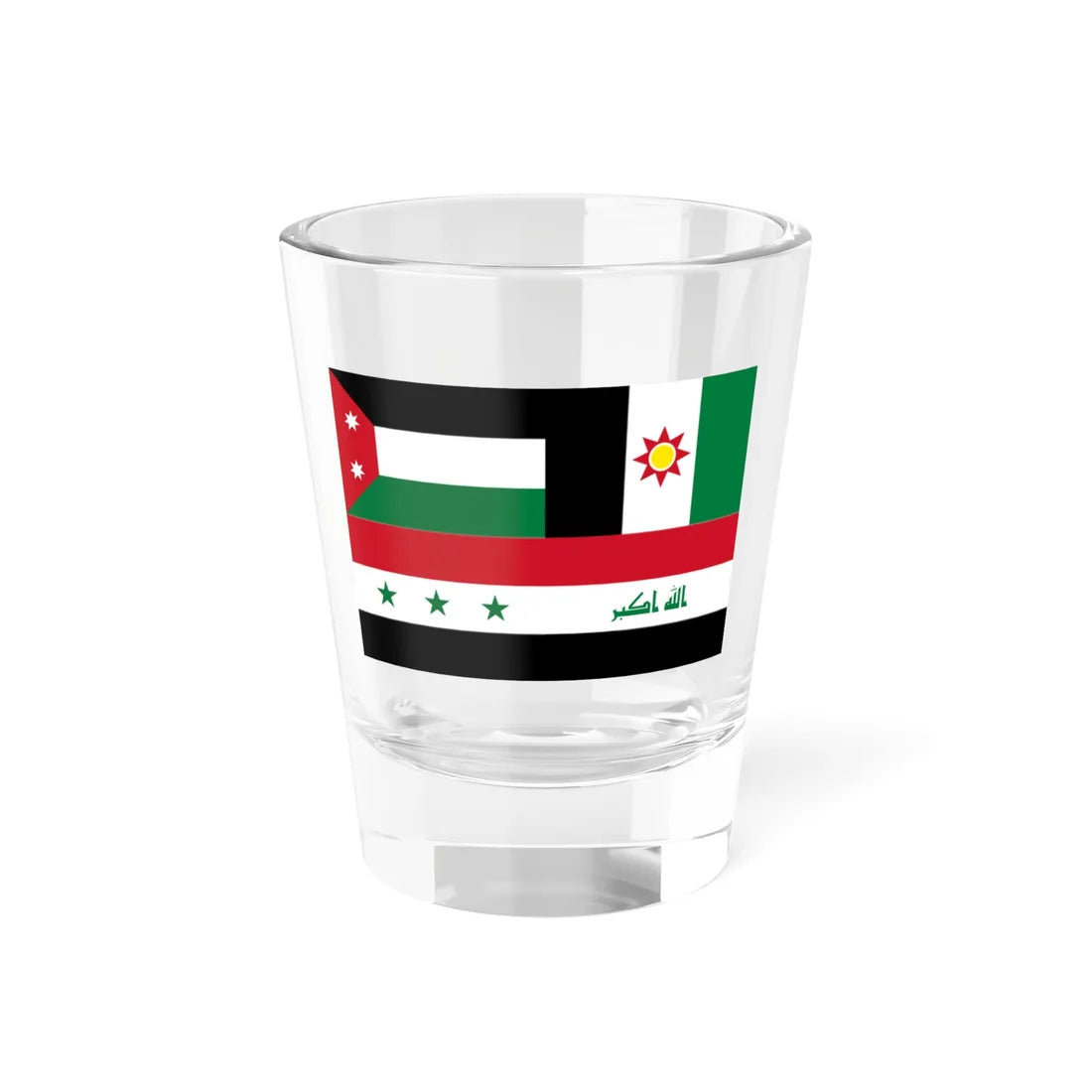 Iraqi Flag Montage (Iraq) Shot Glass 1.5oz 1.5oz - Go Mug Yourself