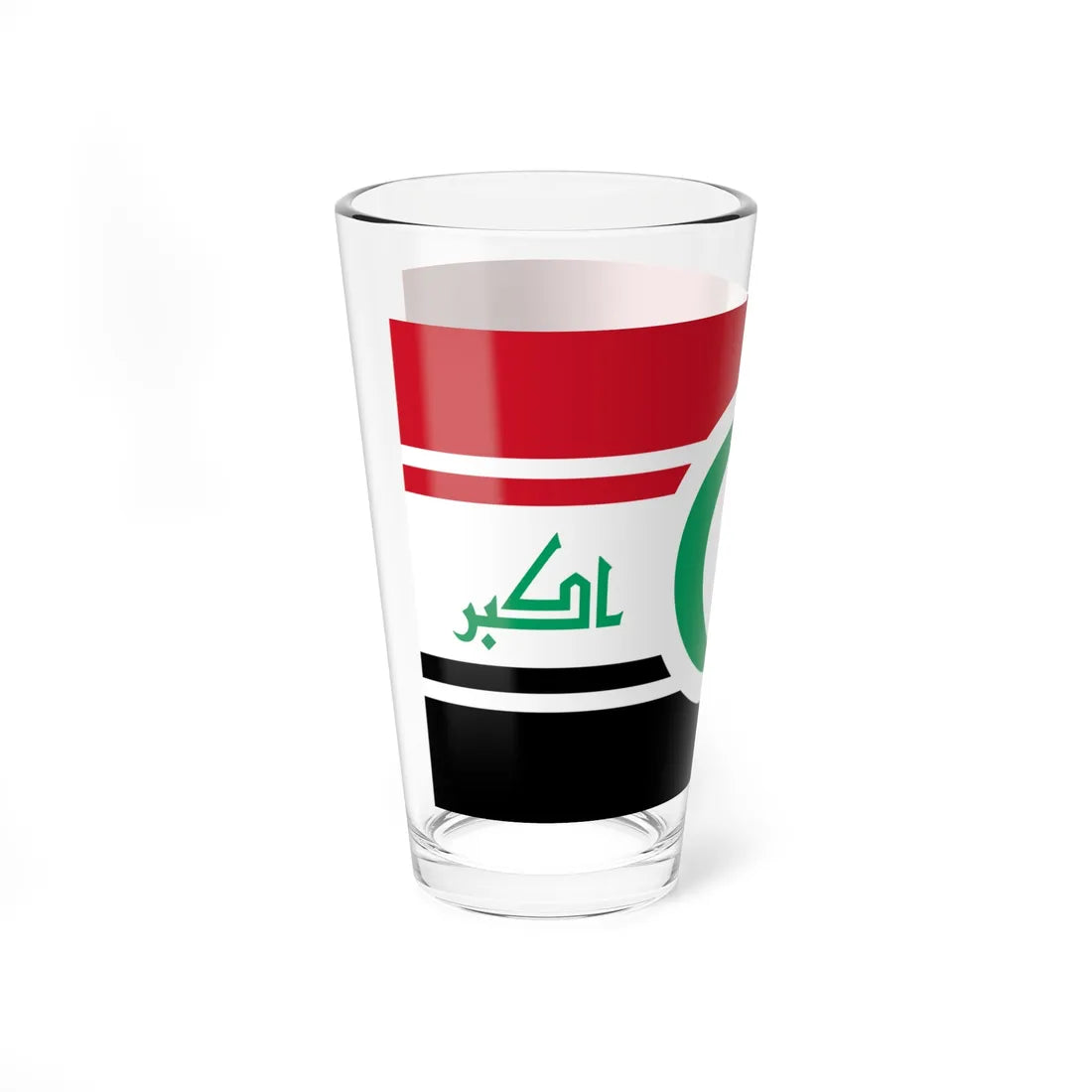Iraqi Future Flag Talal (Iraq) Pint Glass 16oz - Go Mug Yourself