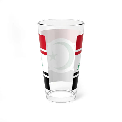 Iraqi Future Flag Talal (Iraq) Pint Glass 16oz - Go Mug Yourself