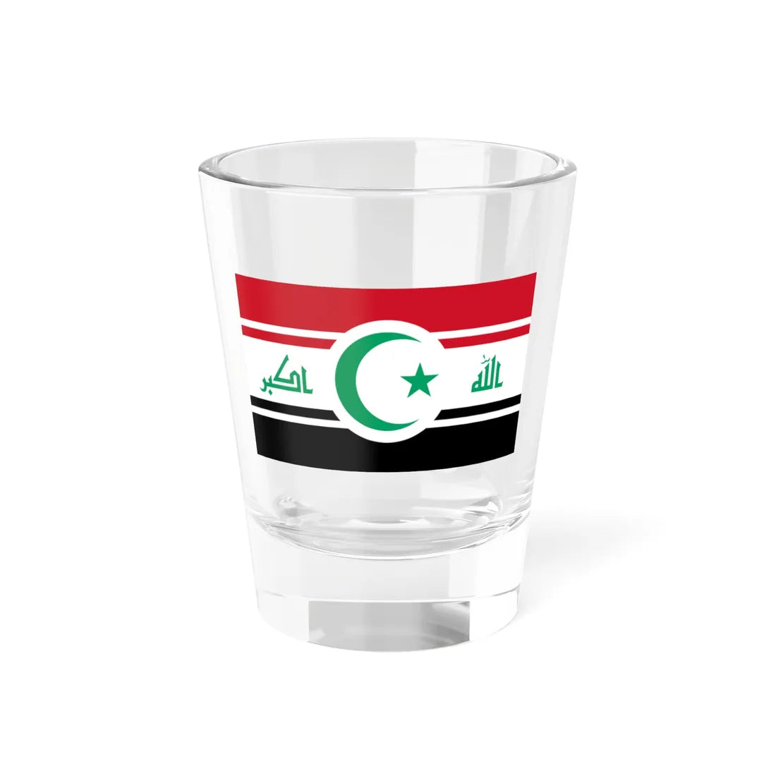 Iraqi Future Flag Talal (Iraq) Shot Glass 1.5oz 1.5oz - Go Mug Yourself