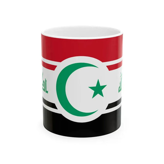Iraqi Future Flag Talal (Iraq) White Coffee Mug 11oz - Go Mug Yourself