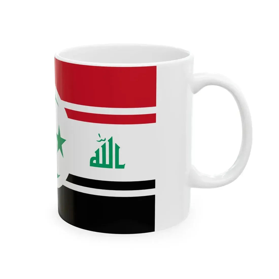 Iraqi Future Flag Talal (Iraq) White Coffee Mug - Go Mug Yourself