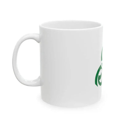 Iraqi National Congress flag 2003 (Iraq) White Coffee Mug - Go Mug Yourself
